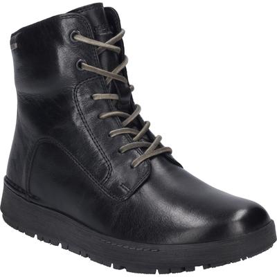Stiefelette JOSEF SEIBEL "Anna 51, schwarz", Damen, Gr. 37, schwarz, Obermaterial: 100% Rindsleder Leather cow., Schuhe Stiefelette