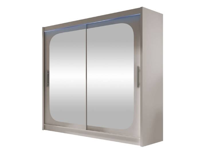 MIRJAN24 Kleiderschrank London VIII (mit Schiebetüren, Spiegel) Garderobe, Schiebetürenschrank