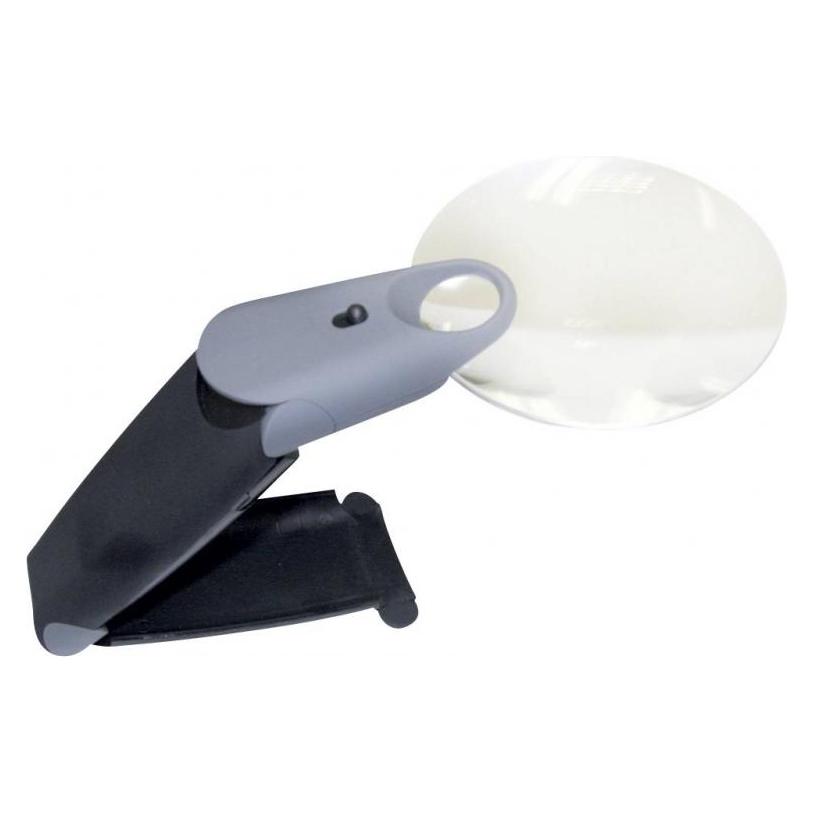 Carson FH-25 FreeHand Lupe mit abknickbarem Griff = Fuss (FH-25)