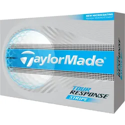 TaylorMade Golfbälle Tour Response Stripe - 12er Pack, blau