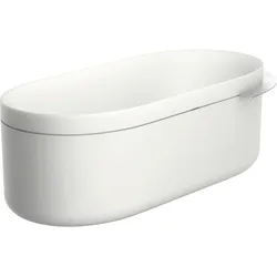 hansgrohe AXOR Suite Badewanne, freistehend, 1900x850x630mm, SOLIDSurface, 2 Personen, 190 Liter, 42005000, Farbe: Chrom