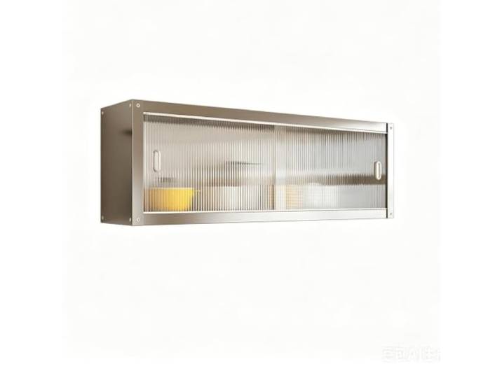 Yqyc Wandschrank Aus Edelstahl – Geräumige Aufbewahrungslösung Äußerst praktisches Aufbewahrungssystem, staubgeschützt, 100 kg Tragkraft, für den Küchenbereich(39x14x16in)