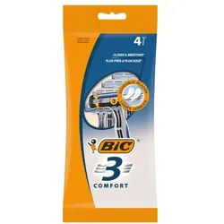 BIC 4er-Pack Einweg-Rasierer »3 Comfort«