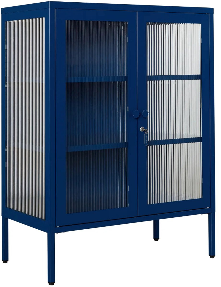 Mustard Made The Mixer Kast met glazen deuren Navy