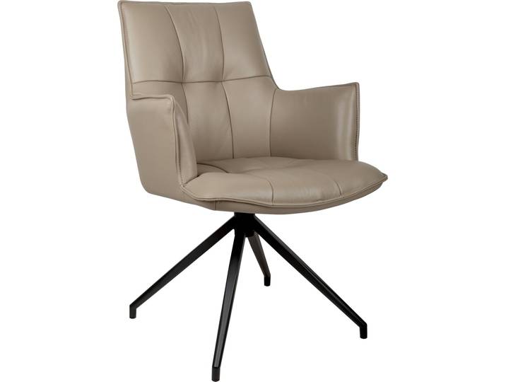 Novel Sessel OSAKA 5.0, taupe, Leder
