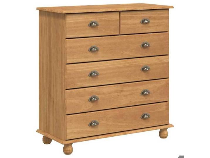 CLARENCE - NEW Commode - JILL'S - Armoire de rangement pour salon/chambre 'ASKIM'91x40x95.5cm Bois Massif de Pin OCT981881027