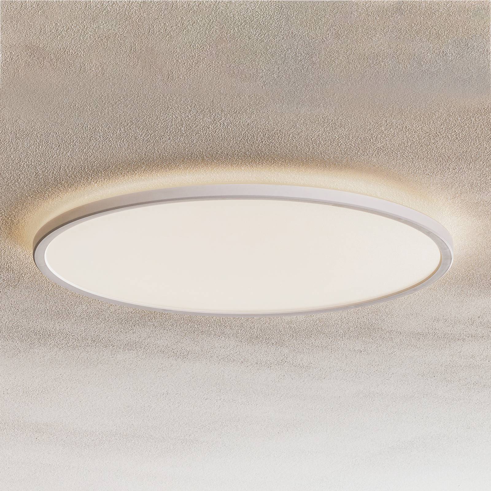 Nordlux LED Ceiling Light Oja, dimmable, White / opal, Living / Dining Room, Plastic, Modern, Ceiling Light
