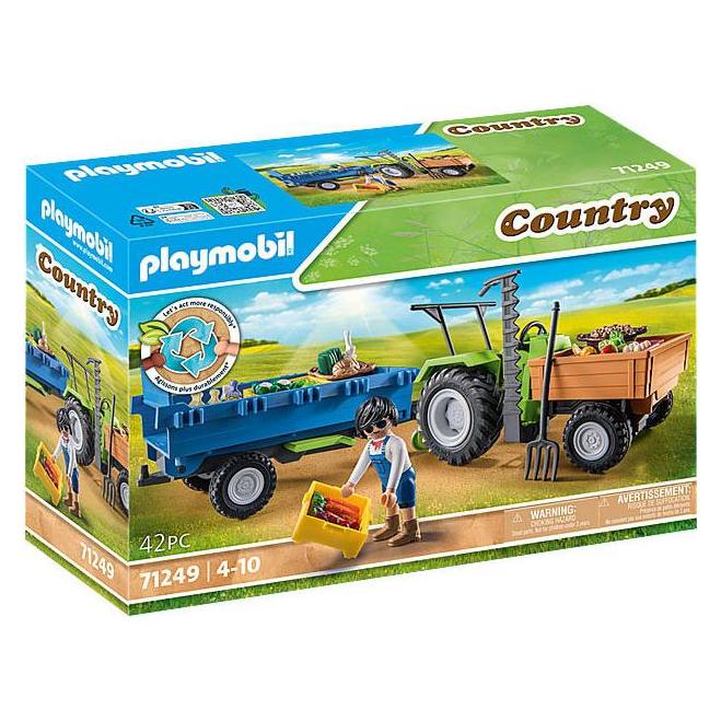 Playmobil Traktor mit Anhänger (71249, Playmobil Country) (71249)