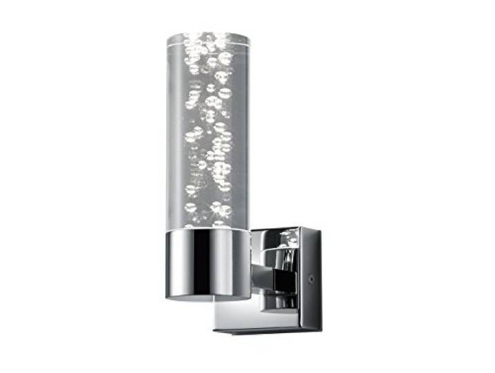 Trio Leuchten LED Bad Wandleuchte Bolsa 282410106, Chrom, Acryl klar mit Bubbles, 3.2 Watt