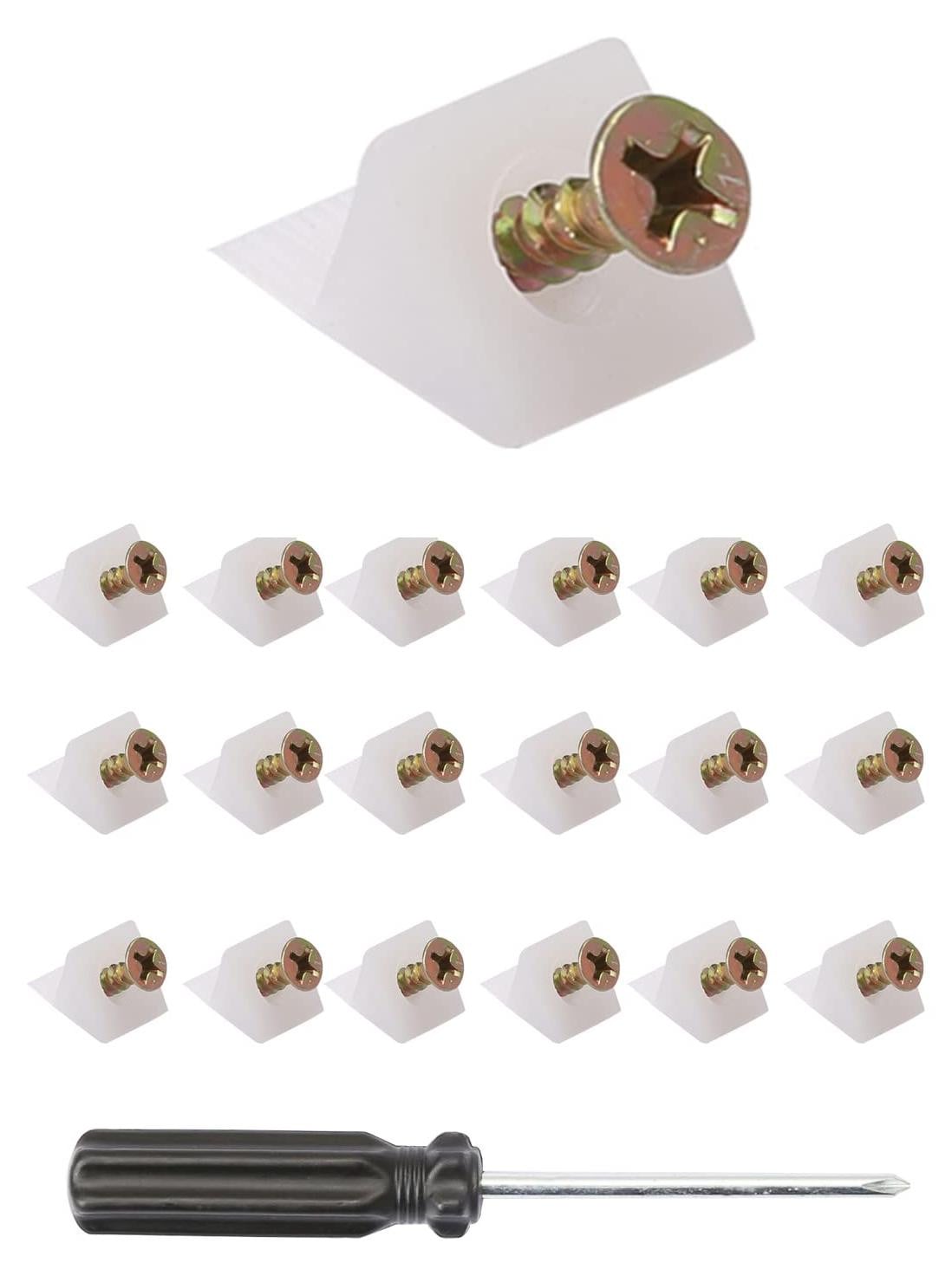 100 stuks Ladebasis Steunbeugels met Schroeven voor Meubels