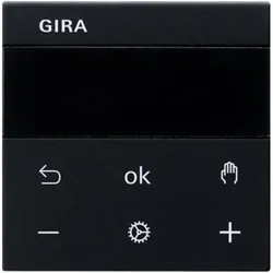 Gira 5394005, Thermostat, Schwarz