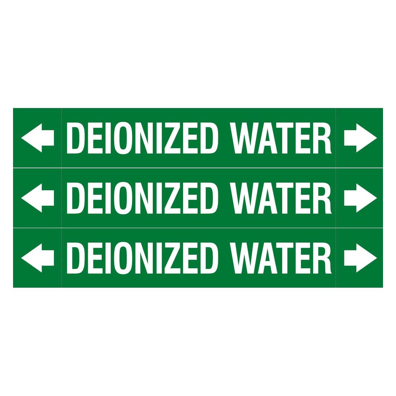 Brady ASME - Rohrmarkierer - Deionized Water (312919)