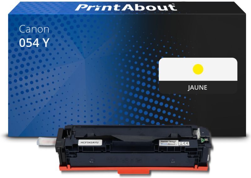 PrintAbout Toner compatible Canon 054 Y - Jaune Jaune