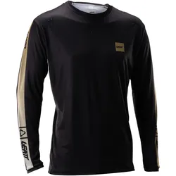 Leatt, Herren, Velotrikot, MTB Gravity 4.0 Langarm-Radtrikot (M), Schwarz, M