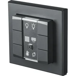 Homematic IP Smart Home Wandtaster HmIP-WRC6-A, 6-fach, anthrazit