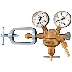 Flaschendruckregler, 200 bar, Acetylen, Arbeitsdruck 0-1,5 bar
