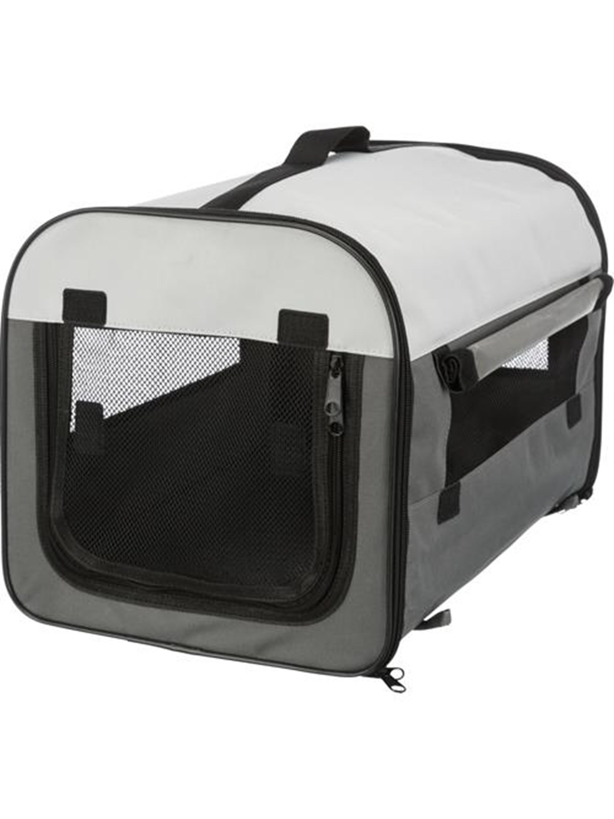 Trixie Soft Kennel Basic XS: 32 × 32 × 47 cm dark grey/light grey