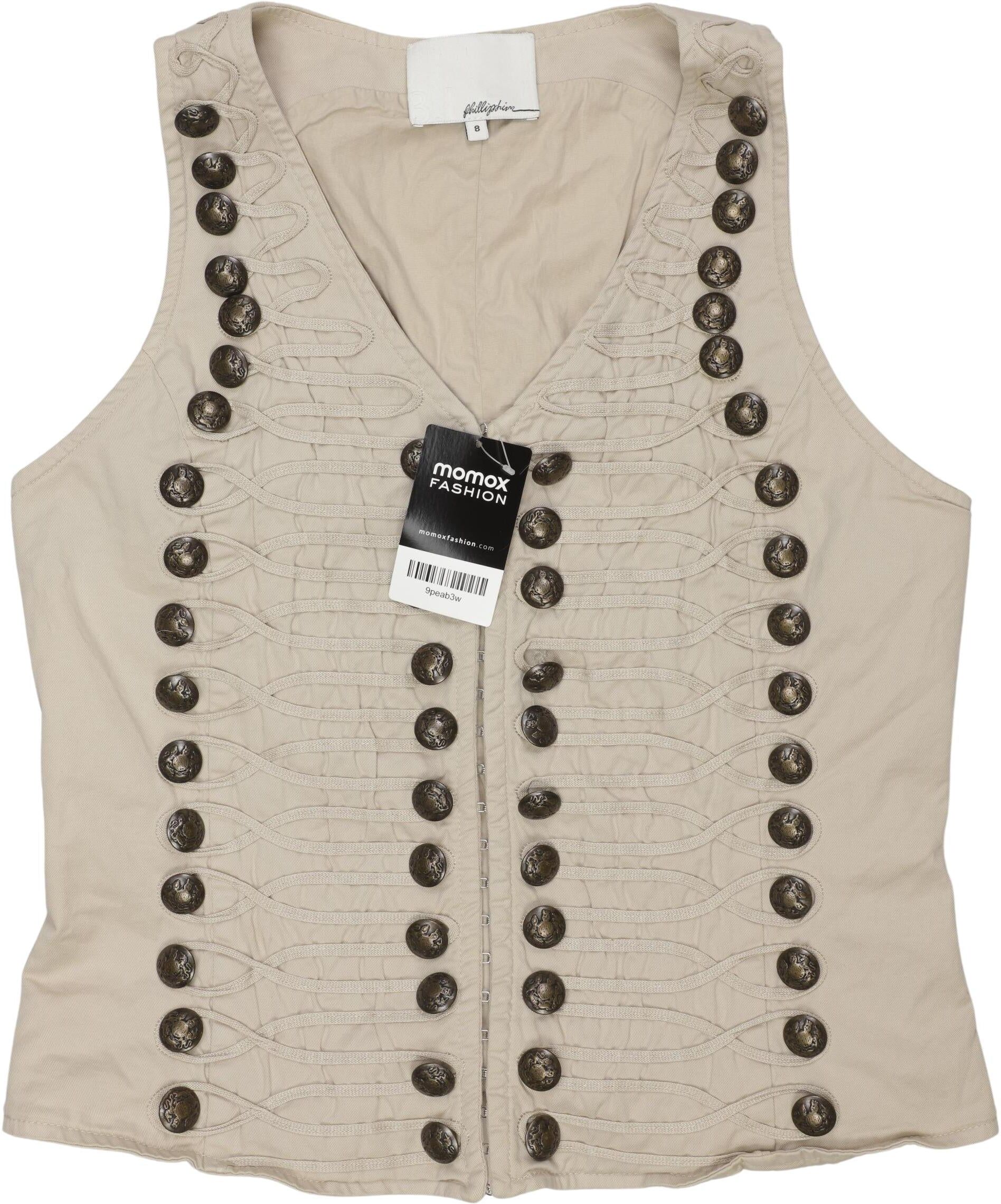 Phillip Lim Damen Weste, Beige, Gr. M, Baumwolle - Second Hand