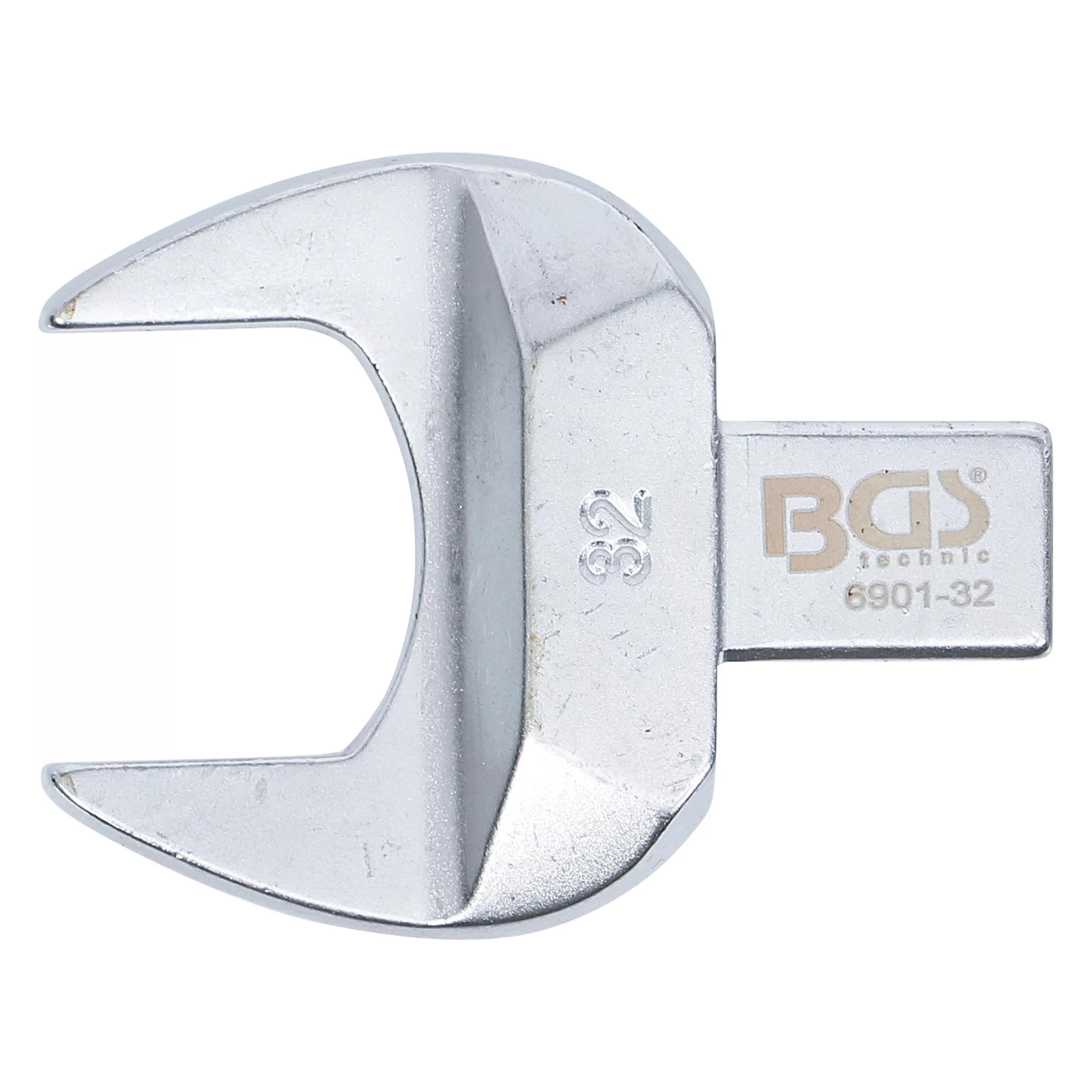 BGS Einsteck-Maulschlüssel 32 mm Aufnahme 14 x 18 mm (32 mm) (6901-32)