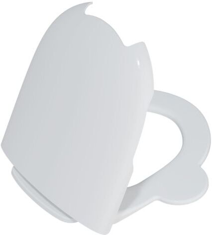 VitrA Sento Kids WC-Sitz 133-003-009 mit seitlichen Haltegriffen, Scharniere, Deckel und Sitzring weiß hochglanz