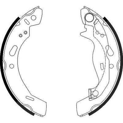 Hella Bremsbackensatz [Hersteller-Nr. 8DB355000-291] für Ford