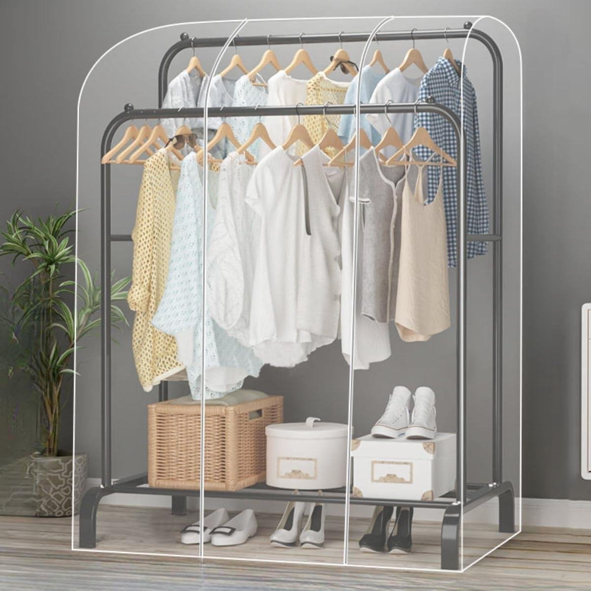 Stofdichte kledinghoes met ritssluiting voor kledingbescherming, 90 cm