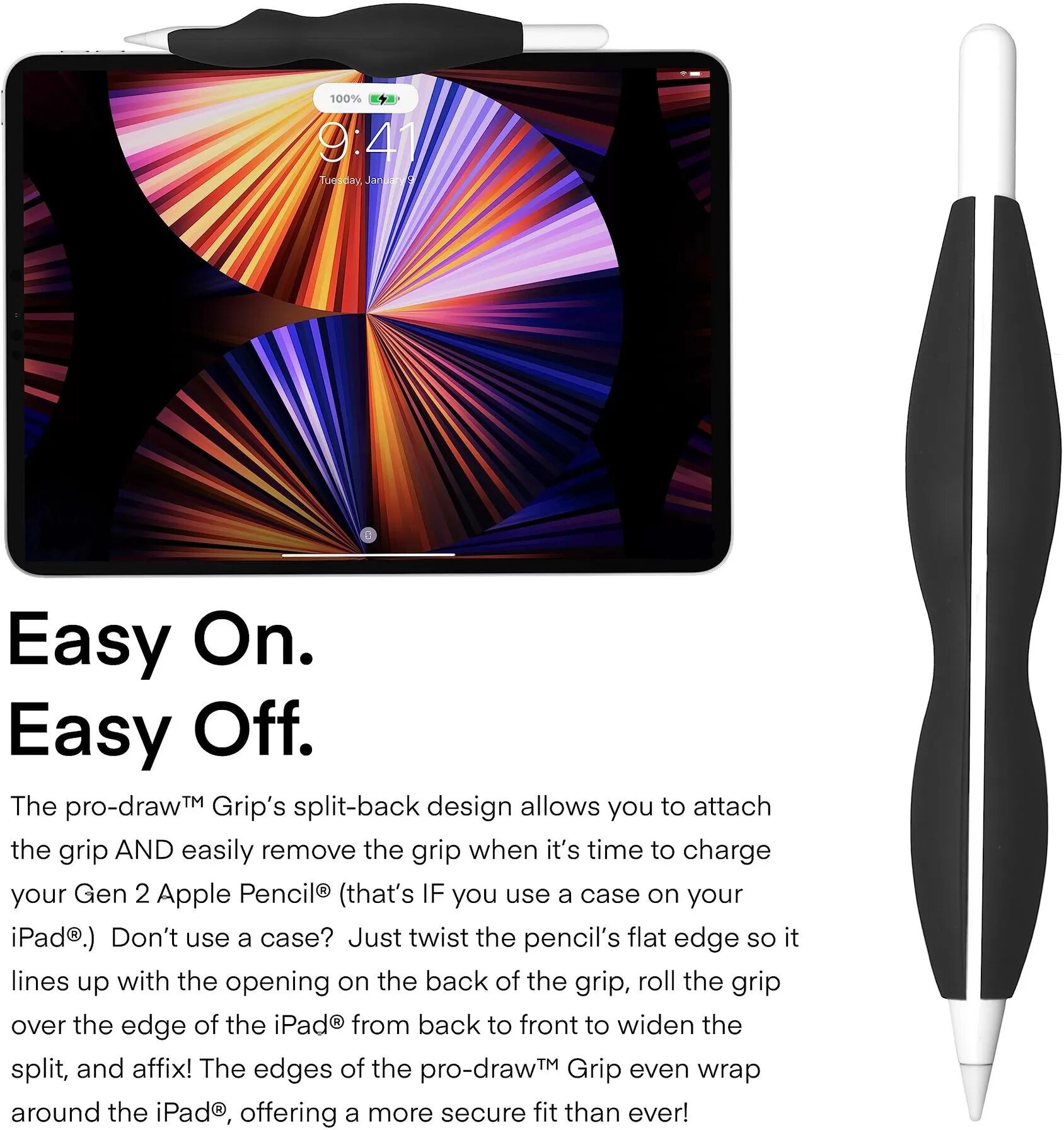 INF Silikon-Griff für Apple Pencil 2