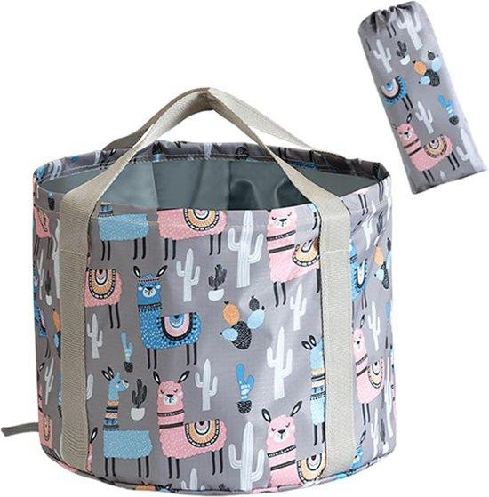 Opvouwbare emmer voor wateropslag en kamperen, multicolor