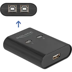 DELOCK 11503 - USB 2.0 Switch 2 Port, 2x USB-B zu 1x USB-A