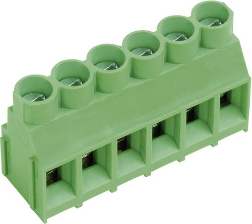 PTR Hartmann 50840020201D Schraubklemmblock 4.00mm² Polzahl 2 Grün