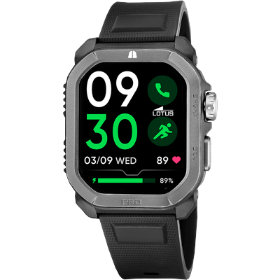 Smartwatch LOTUS "Smartwatch", schwarz, schwarz, Smartwatches, Herren, Smartwatch, Armbanduhr,Herrenuhr,Bluetooth,Steuerung der Smartphone-Kamera,Wecker