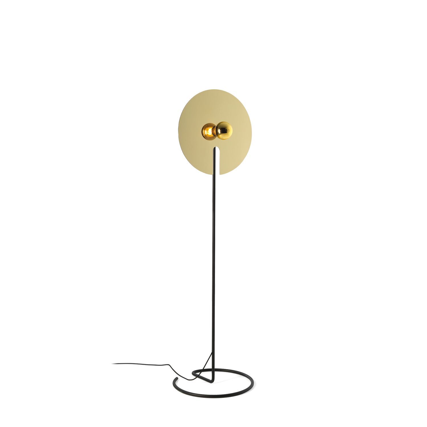 Wever & Ducré Stehleuchte MIRRO FLOOR 2.0 G95 G-B helles gold Ø45cm 6311E0GB0 5404037331628