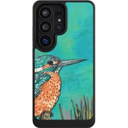 Nivocase Hülle für Samsung Galaxy S26 Ultra Handyhülle NIVOcore Case Schwarz Malerei Tiere Vogel (Samsung Galaxy S26 Ultra), Smartphone Hülle, Schwarz