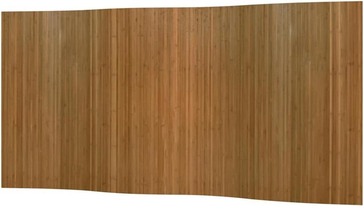 Bamboe Paravent Bruin - Kamerscherm voor Ruimteverdeling - 165 x 400 cm