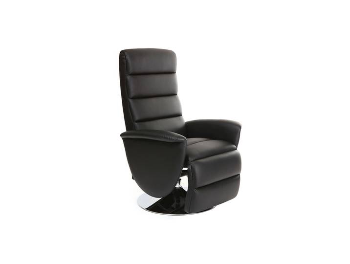 Relax-Sessel manuell verstellbar Schwarz NELSON