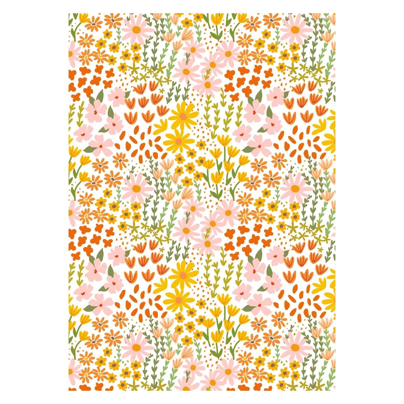 Idena Geschenkpapier Blumenwiese 70cmx2m (1x) (69094626)