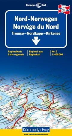 Kümmerly + Frey - Kümmerly & Frey Karten, Nord-Norwegen: Tromso - Nordkapp - Kirkenes. Mit touristischen Informationen (Regional Maps - Norway) - Preis vom 30.09.2026 22:30:23 h