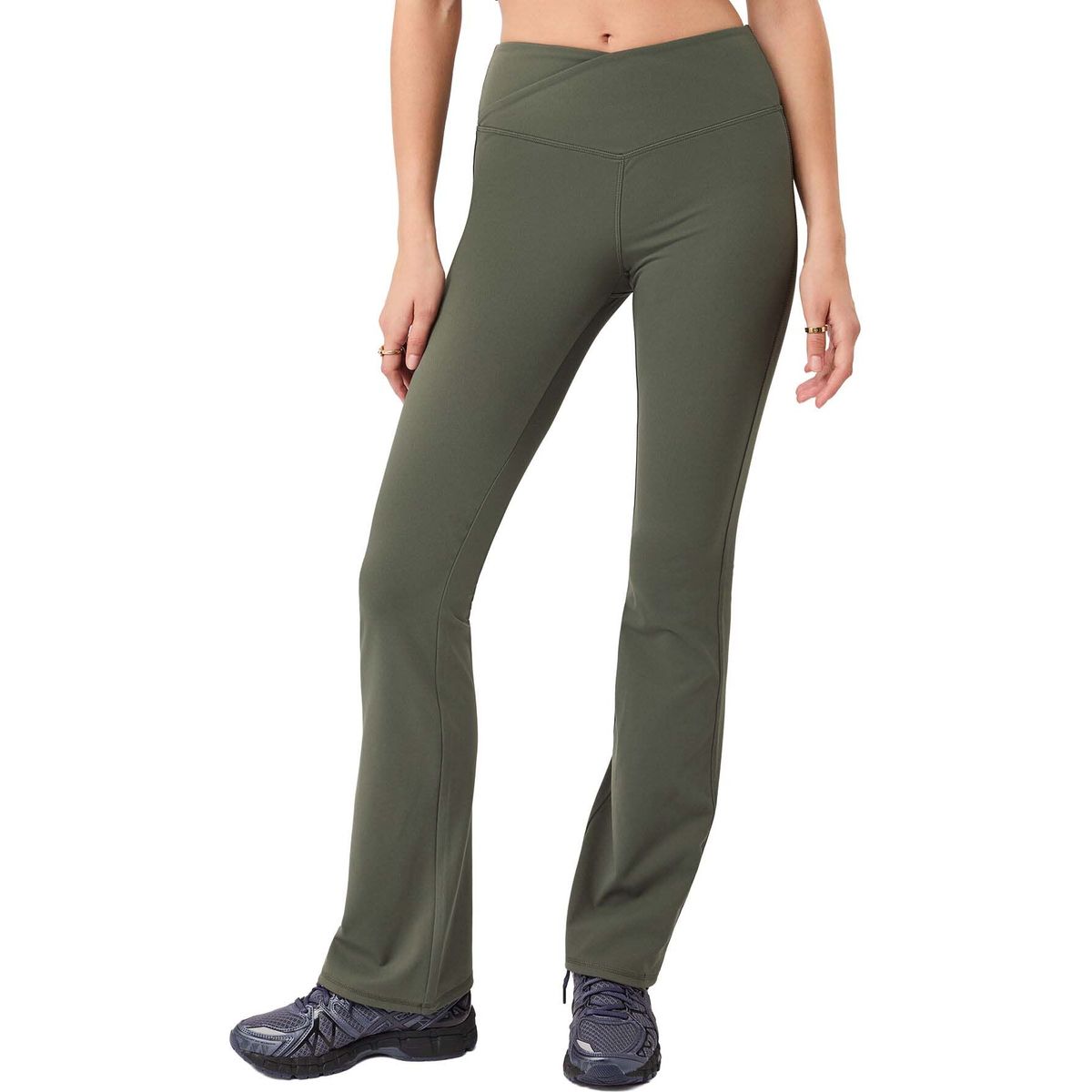 Mandala Flared Sports Pant leaf S PA14JE55-Flared-Sports-Pant-leaf-S
