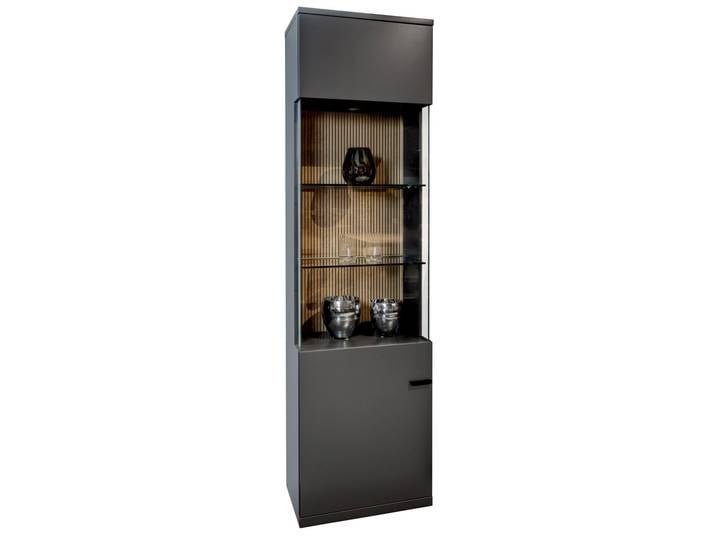 INVIVUS Vitrine Li. IMAGO, grau, Holznachbildung