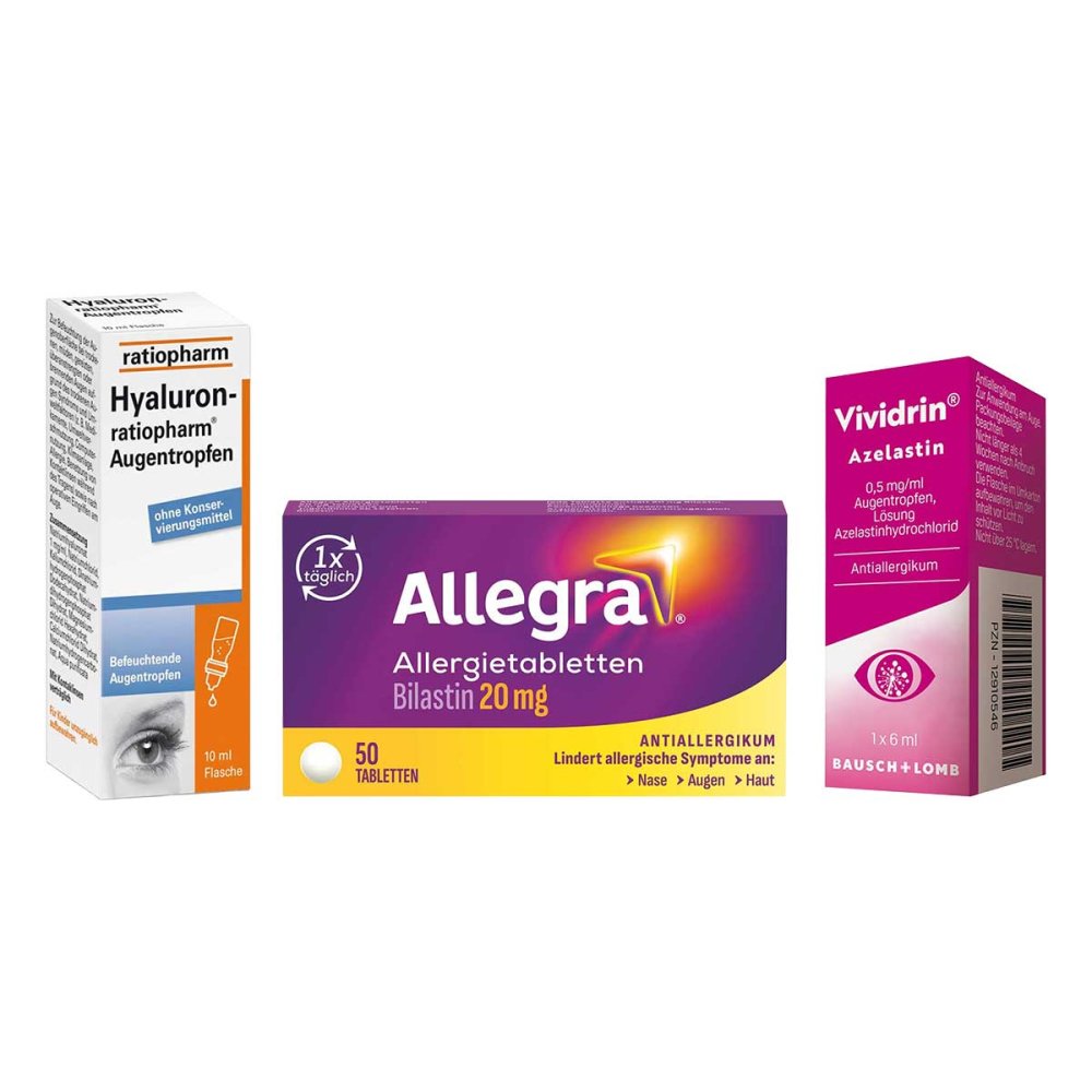 Allergie Set: Heuschnupfen Augen Fokus 08107526