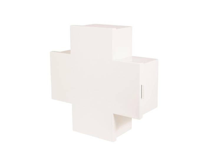 CAPPELLINI conteneur mural pour médicaments CROSS (Blanc - Métal verni)