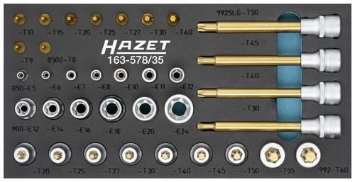 Hazet 163-587/35 Steckschlüsseleinsatz-Set 163-587/35