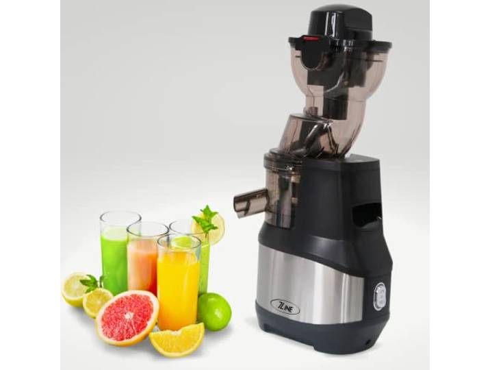 Extracteur de jus/Centrifugeuse Professionnelle 7Line - Compatible avec tous les fruits et légumes - Noir brillant