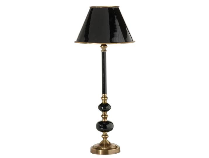 PR Home Tischleuchte Abbey, Schwarz, Metall, 57 cm, Lampen & Leuchten, Innenbeleuchtung, Tischlampen, Tischlampen