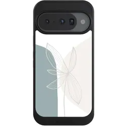 Nivocase Hülle für Google Pixel 10 Handyhülle NIVOcore Case Schwarz Blume Boho Pastell (Google Pixel 10), Smartphone Hülle, Schwarz