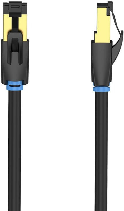 Vention Cat8 S/FTP Netwerkkabel RJ45-RJ45, 1,5 meter, zwart