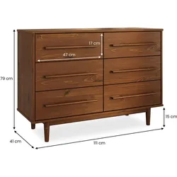 Idimex, Kommode + Sideboard, Tecca