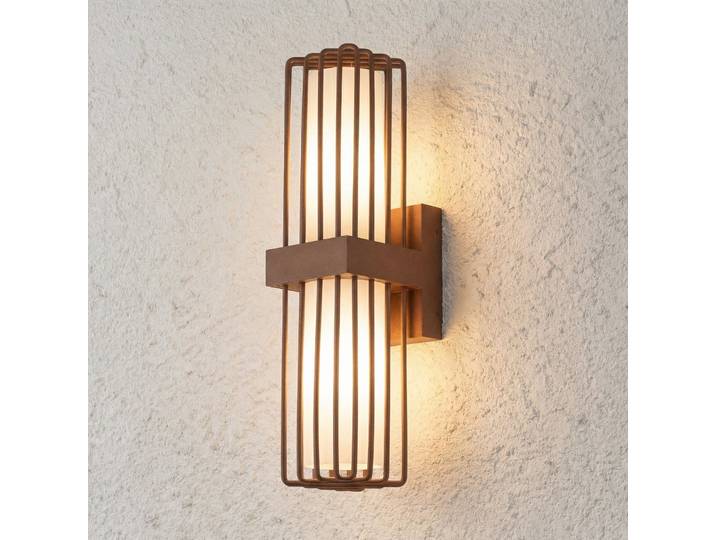 Chandan Außenwandleuchte, 2-flg., rost, E27, IP54 - Lucande - Balkon - Modern - Aluminium - Mehrflammig