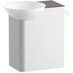 Laufen INSERT  Waschplatz H585IN47111111 485x317x470 mm, Ablage rechts, mit einem Hahnloch, ohne Überlauf, Brown antracite