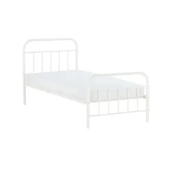 Metallbett  Susanna , weiß , Maße (cm): B: 97 H: 102